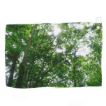 Looking Up to Summer Trees Golf Towel