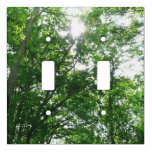 Looking Up to Summer Trees Light Switch Cover