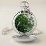 Looking Up to Summer Trees Pocket Watch