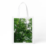 Looking Up to Summer Trees Reusable Grocery Bag