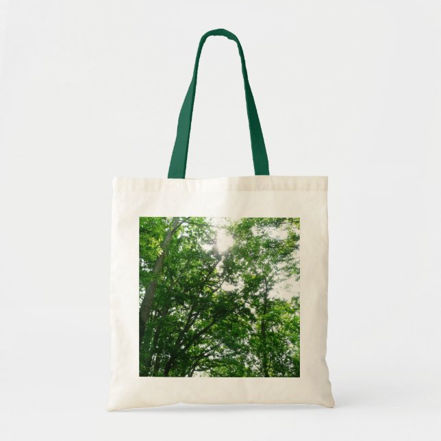 Looking Up to Summer Trees Tote Bag (Front)