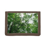 Looking Up to Summer Trees Trifold Wallet