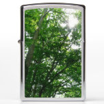 Looking Up to Summer Trees Zippo Lighter