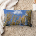 Looking Up to Yellow Poplar Trees I Lumbar Pillow