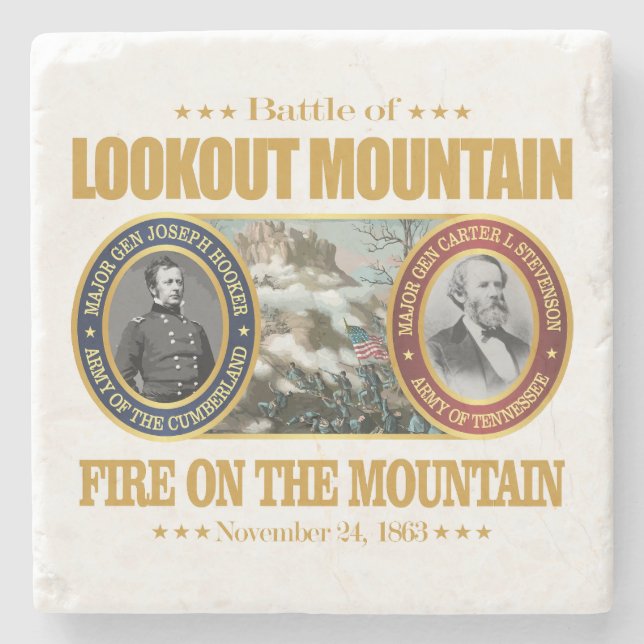 Lookout Mountain (FH2) Stone Coaster (Front)