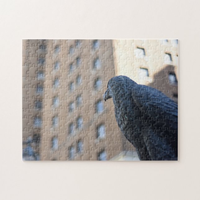 Lookout Owl Herald Square Manhattan New York City Jigsaw Puzzle (Horizontal)