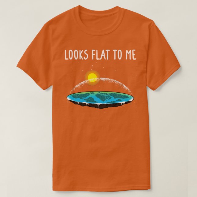 Looks Flat to Me 6 T-Shirt (Design Front)