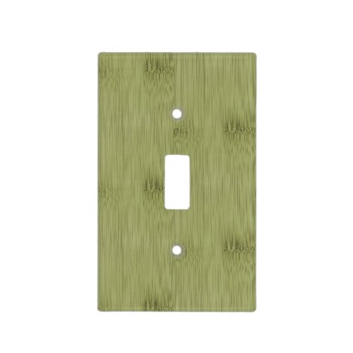 Looks Like Bamboo in Olive Moss Green Wood Grain Light Switch Cover