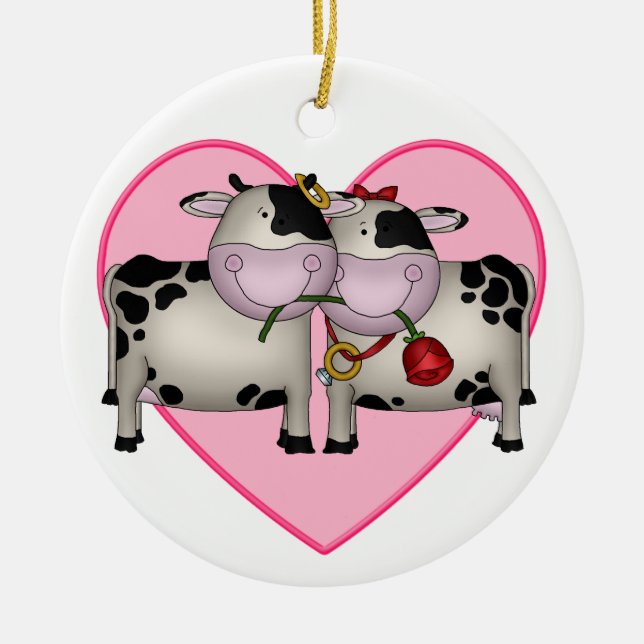 Looks Like Love - SRF Ceramic Ornament (Front)