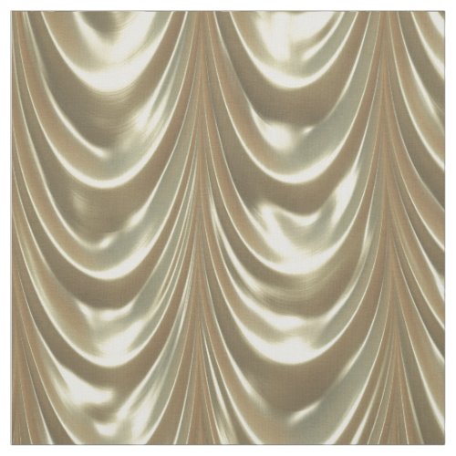 Looks Like Luxurious Metallic Gold Ruched Satin Fabric