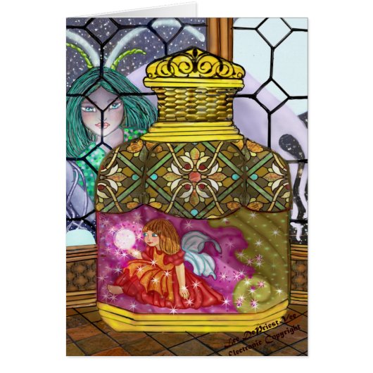 Looks like snow, fairy cards (Front)