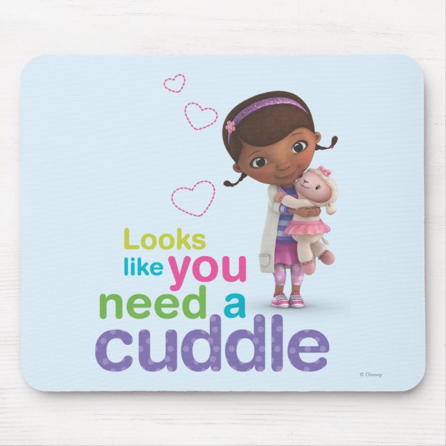 Looks Like You Need a Cuddle Mouse Pad (Front)