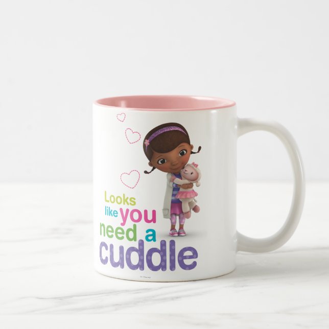 Looks Like You Need a Cuddle Two-Tone Coffee Mug (Right)