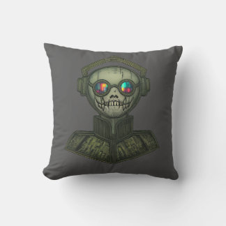 Looksee Skull Throw Pillow