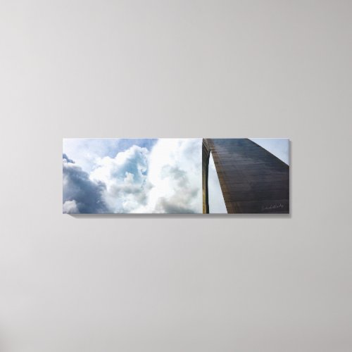 Lookup Gateway Arch StLouis MO  36x12 2X Canvas