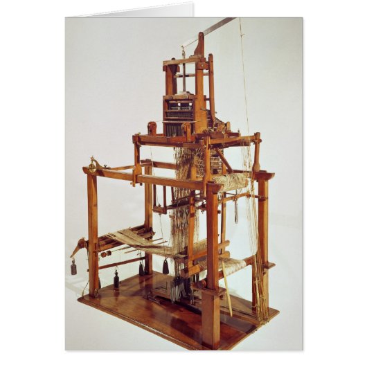 Loom designed by Joseph Marie Jacquard Cards (Front)