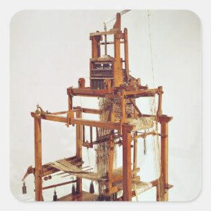 Loom designed by Joseph Marie Jacquard Square Sticker