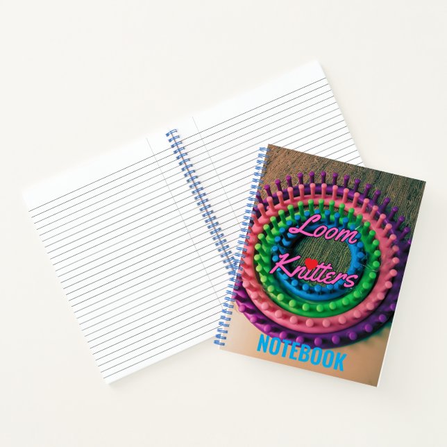 Loom Knitters Spiral Notebook (Inside)