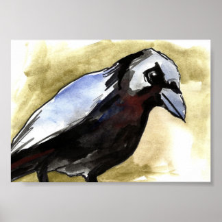 looming crow poster