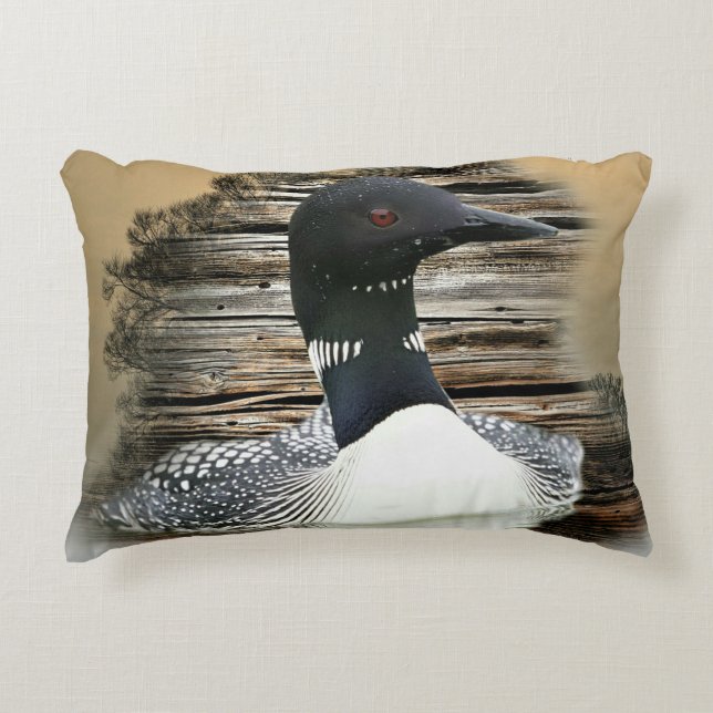 Loon Accent Pillow (Front)
