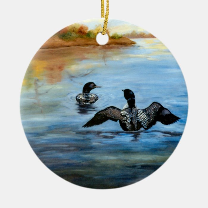 Loon Dance II Ornament