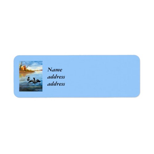 Loon Dance II Return Address Labels