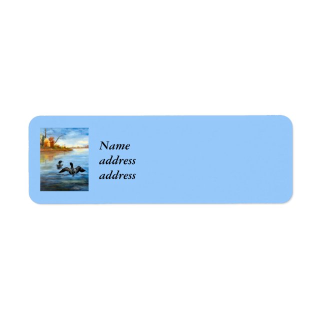 Loon Dance II Return Address Labels (Front)