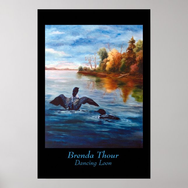 Loon Dance print (Front)