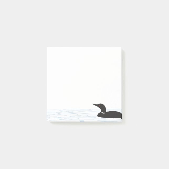 Loon design post-it notes (Front)