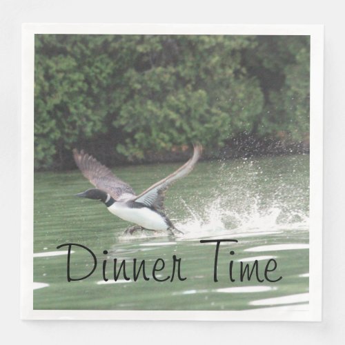 Loon Dinner Time Napkins