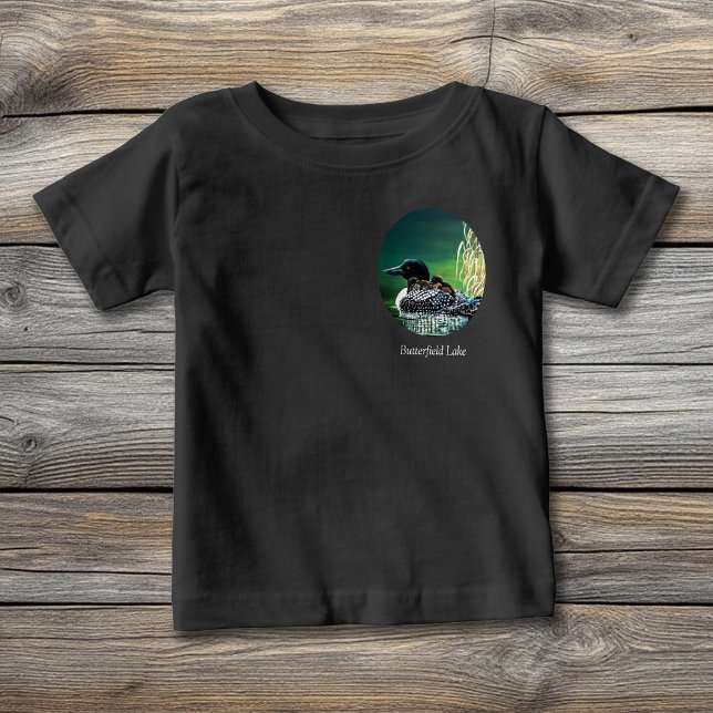 Loon Family Butterfield Lake Toddler T-shirt (Creator Uploaded)