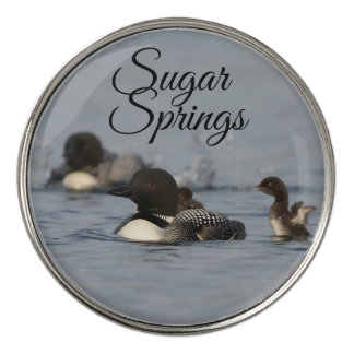 Loon Family Golf Ball Marker