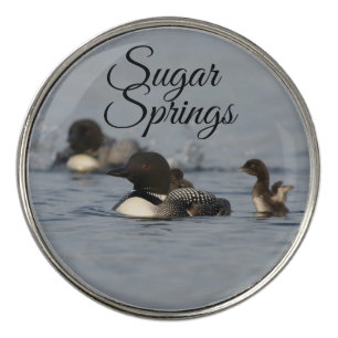 Loon Family Golf Ball Marker