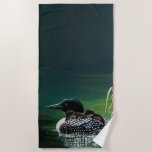 Loon Family Outing Beach Towel at Zazzle
