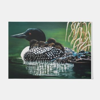 Loon Family Outing Doormat by tigressdragon at Zazzle