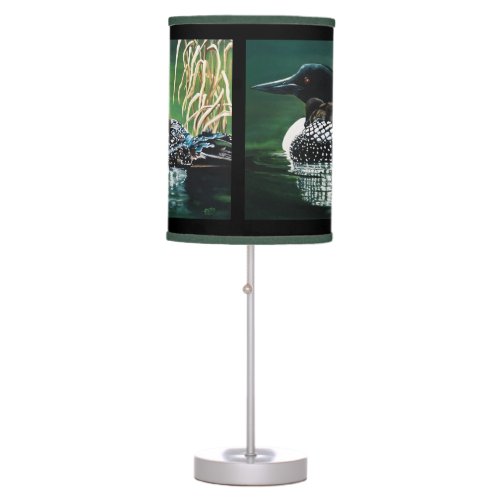 Loon Family Outing Table Lamp