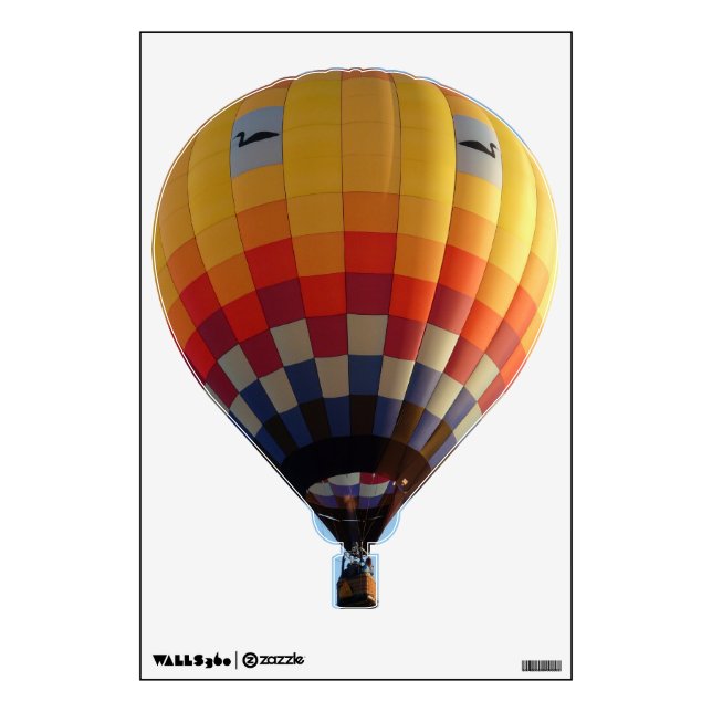 Loon Hotair Balloon Wall Decal (Front)