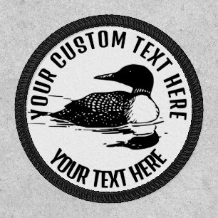 Loon Icon Logo Custom Patch