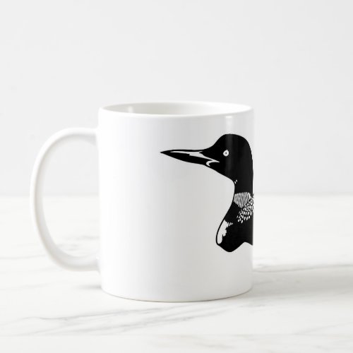 Loon Illustration Coffee Mug
