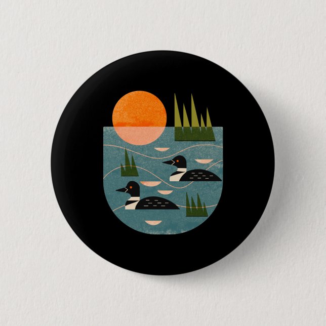Loon Lake Button (Front)
