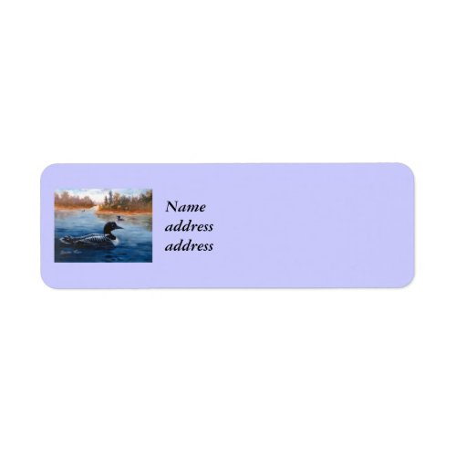 Loon Lake Return Address Labels