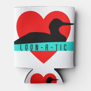 Loon "loon-a-tic" love product can cooler