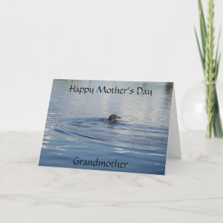Loon Mother's Day Card for a Grandmother