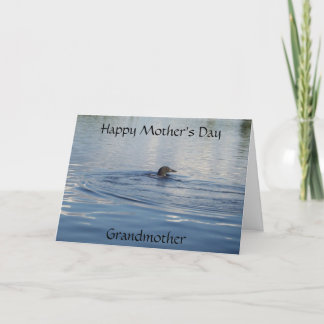 Loon Mother's Day Card for Grandmother