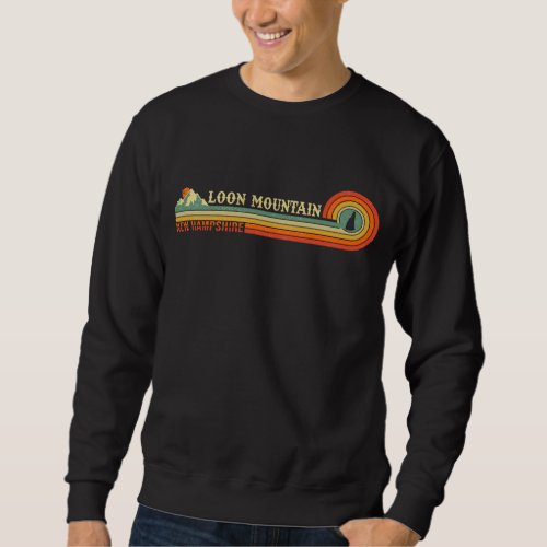 Loon Mountain New Hampshire _ Retro Vintage 60s Sweatshirt