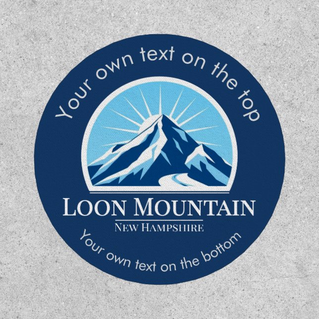 Loon Mountain New Hampshire ski vacation  Patch (Front)