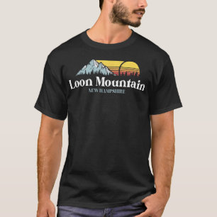 Loon Mountain New Hampshire Skiing Snowboarding T-Shirt