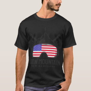 Loon Mountain New Hampshire Usa Ski Retro Skiing T-Shirt