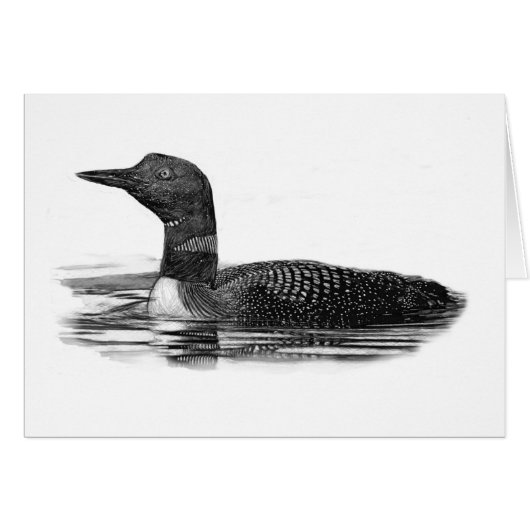 Loon on Lake (Front Horizontal)