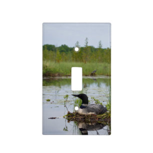 Loon on Nest 2 Light Switch Cover